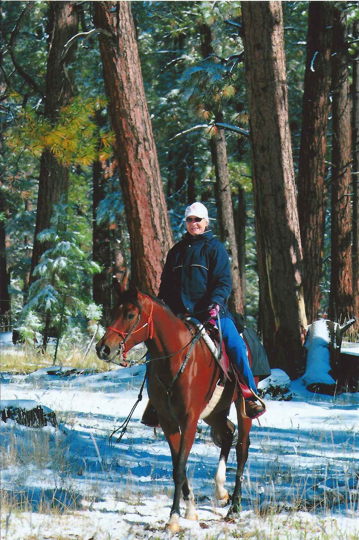 Kandy Khiss snow Grand Canyon